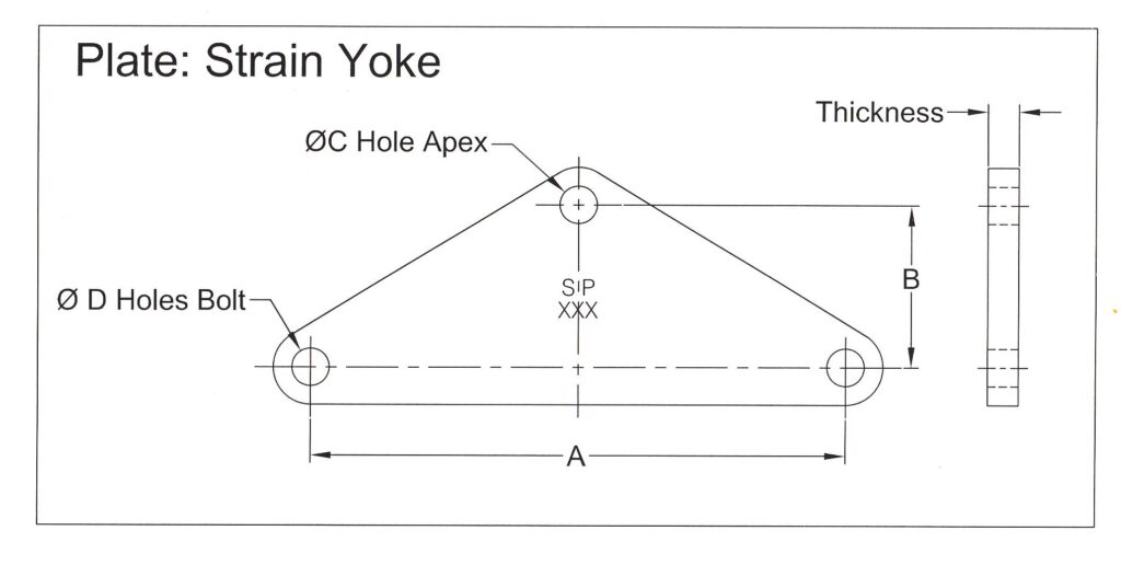 components of the yoke plate that offer support and stability to conductors