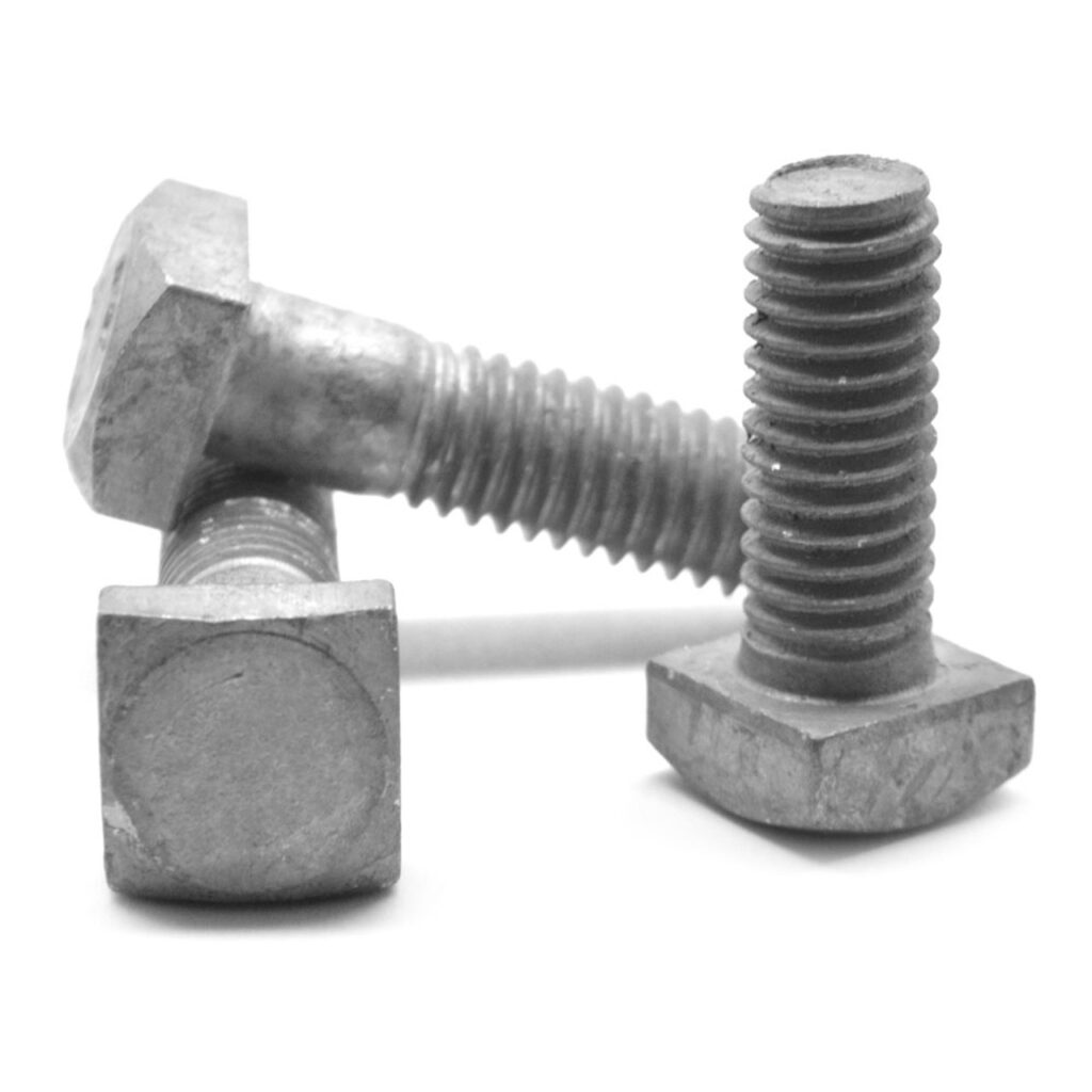 different types and designs of the square head bolt to select from