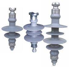 pin insulators as used in overhead transmission lines