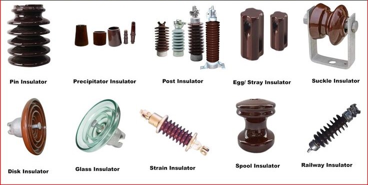 different types of electrical insulators