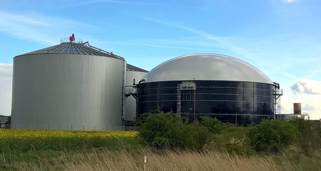 biogas production plant