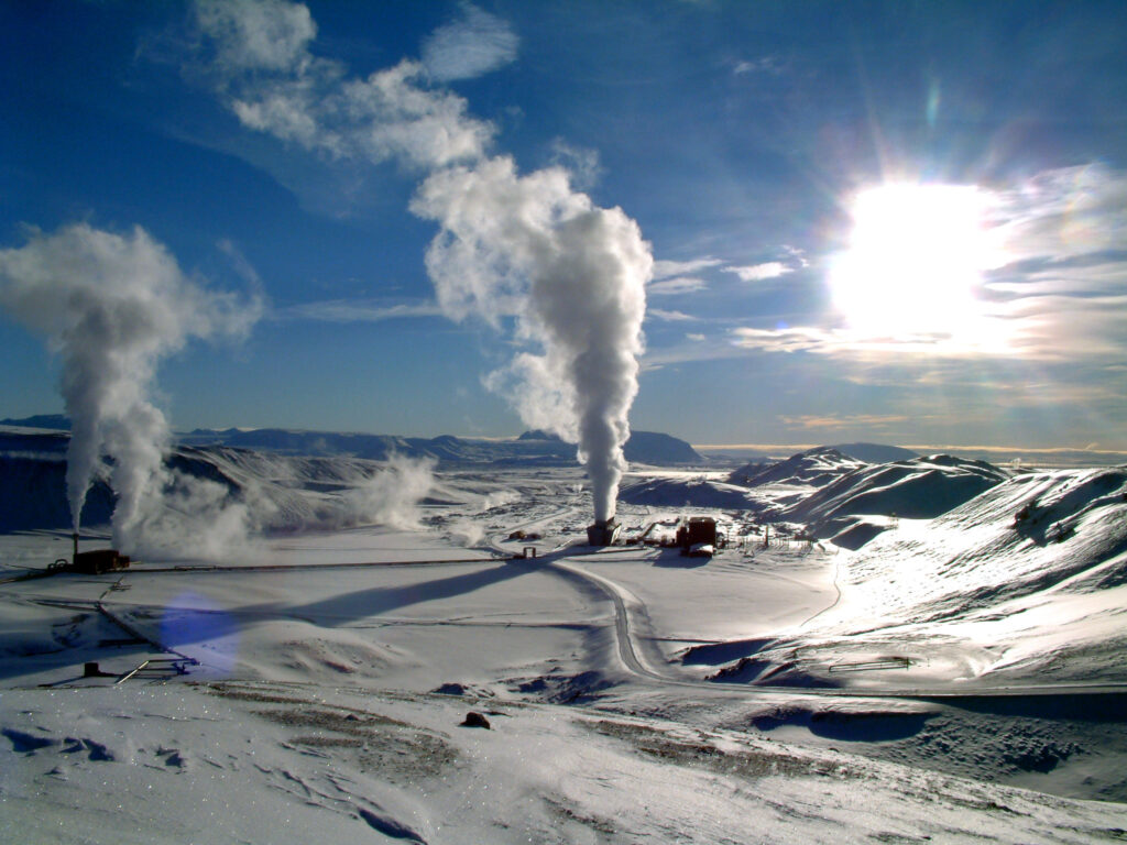 geothermal energy production from hot water