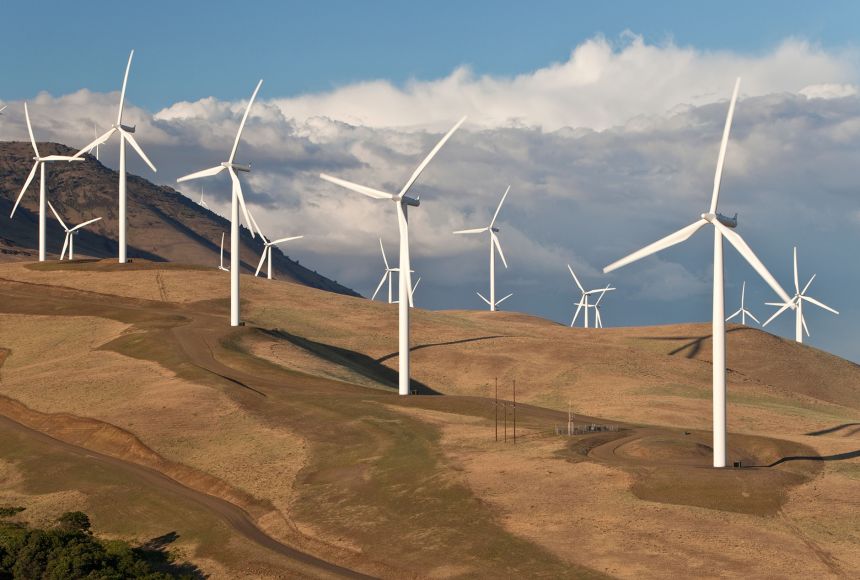 Large-scale wind farm