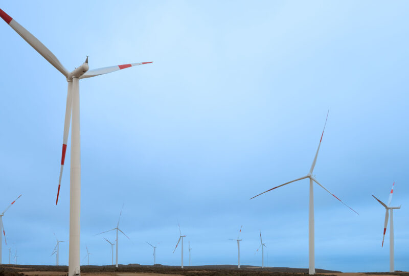 wind energy farm in Peru