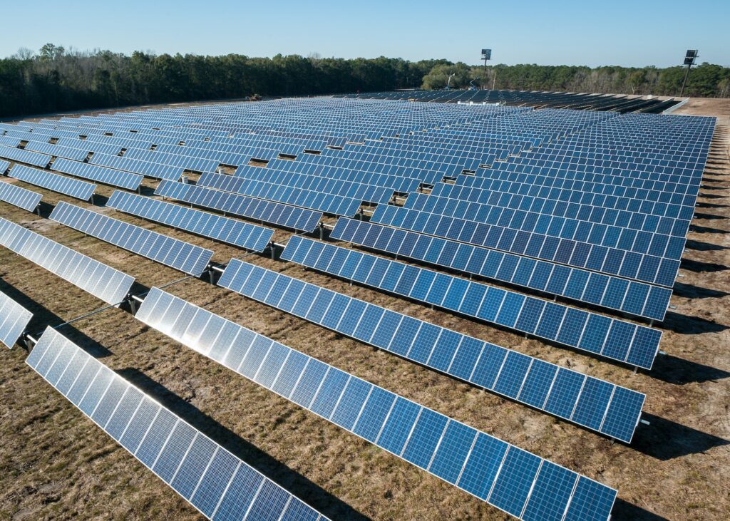 Solar Farm energy generation