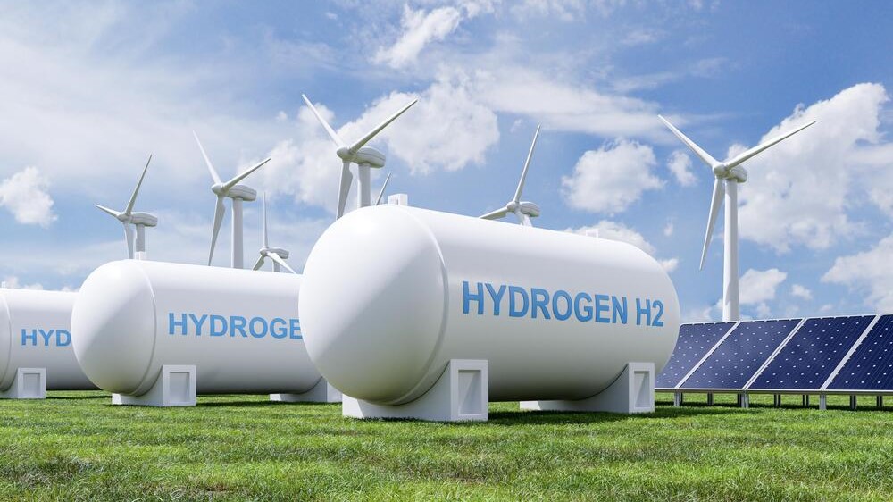 Renewable energy powering hydrogen production