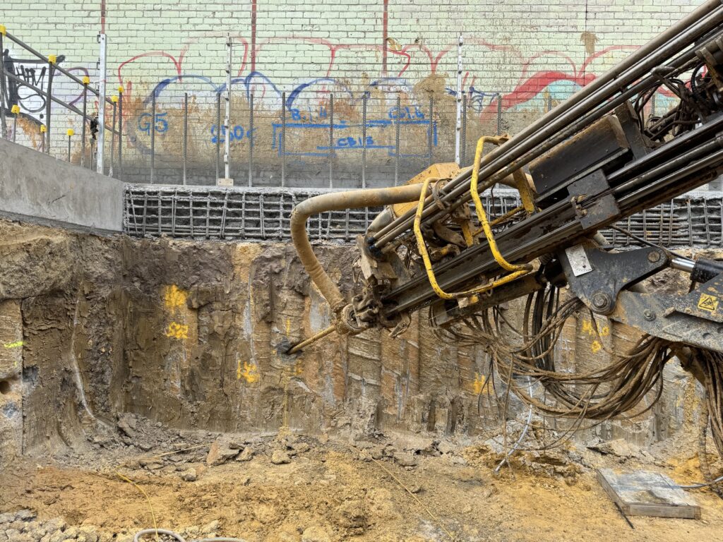 ground anchors stabilizes mining infrastructure