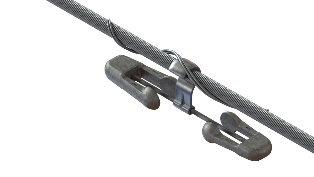 Stockbridge dampers stabilizing conductors in turbines and substations