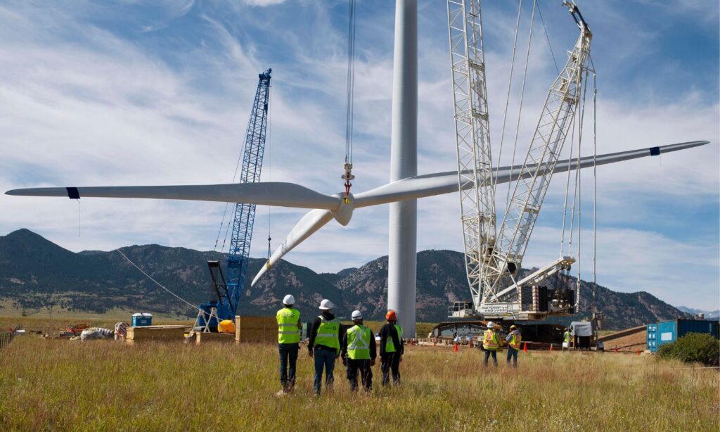 Wind power infrastructure installation