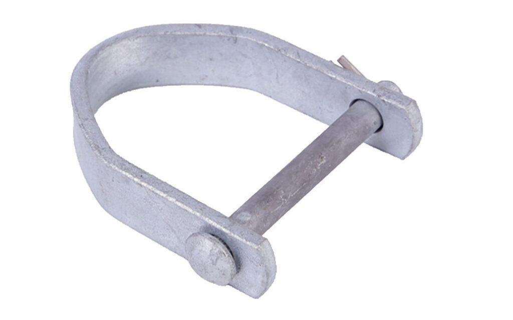 Secondary clevis secures insulators carrying conductors