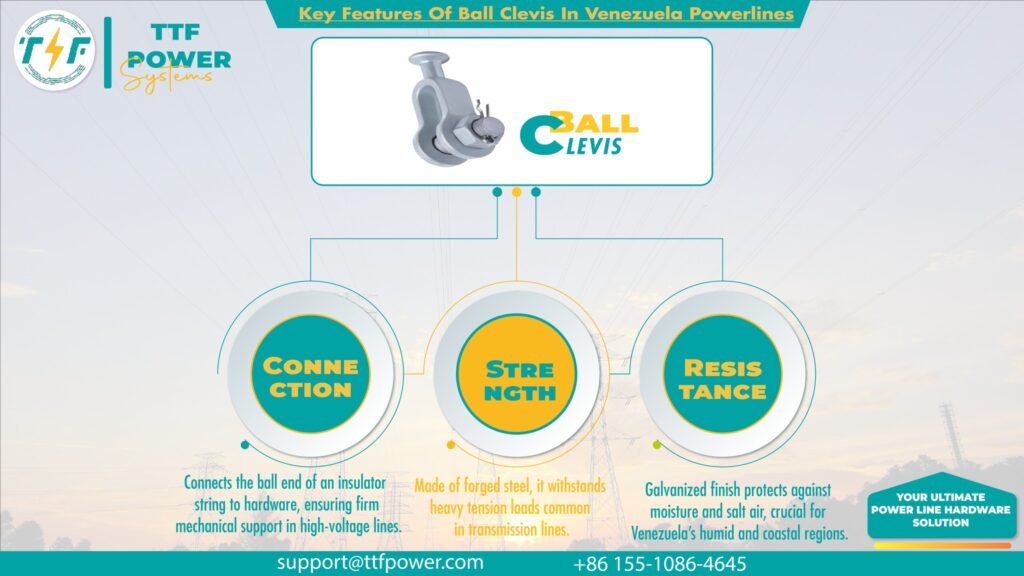 Key features of ball clevis 