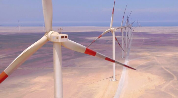 Wind energy turbine installation