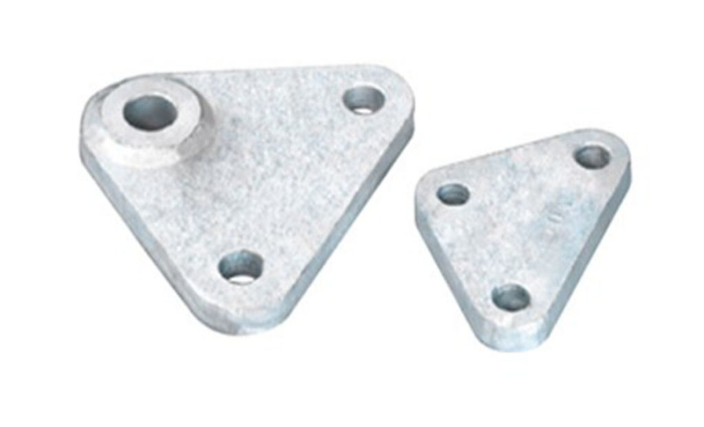 Yoke plates link overhead hardware 