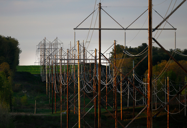 Power line infrastructure expansion integrating with mining activities