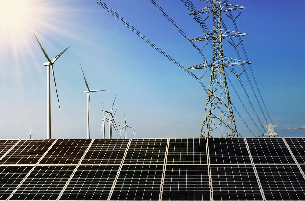 Wind and solar infrastructure integrating with the grid