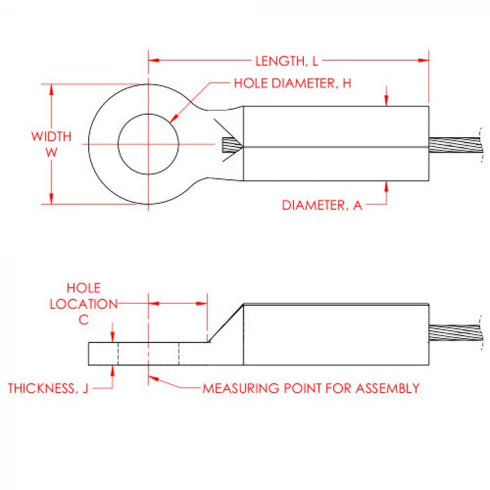 Steel eyelet specifications