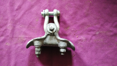 Ground wire suspension clamps provide electrical paths for faults